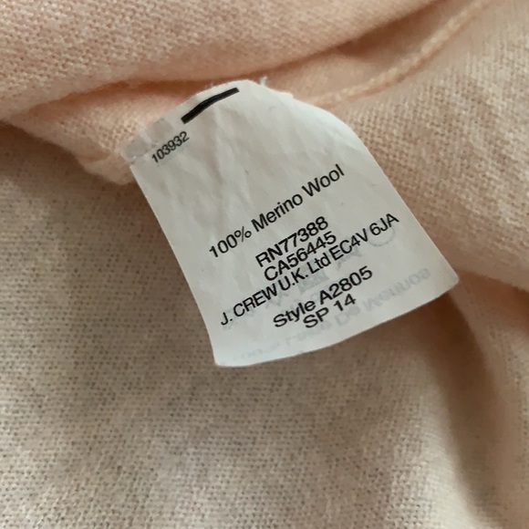 J crew blush pink sweater - Picture 2 of 4